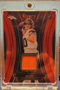2024 Panini Select - Bo Nix #DSM-BNX - Draft Selections Memorabilia - Red Prizm (RC)