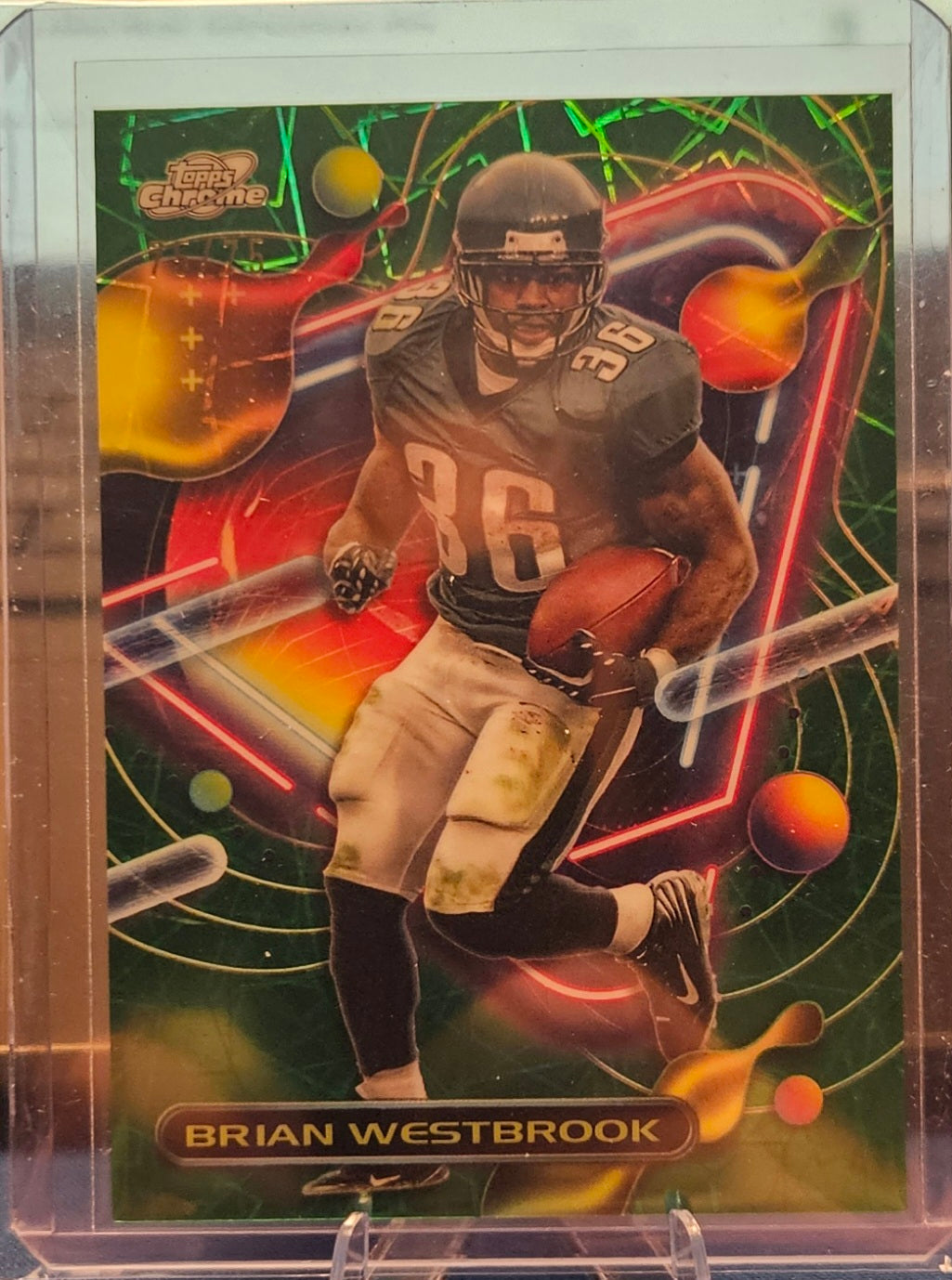 2023 Topps Composite - Brian Westbrook #291 - Green Space Dust Refractor 75/75