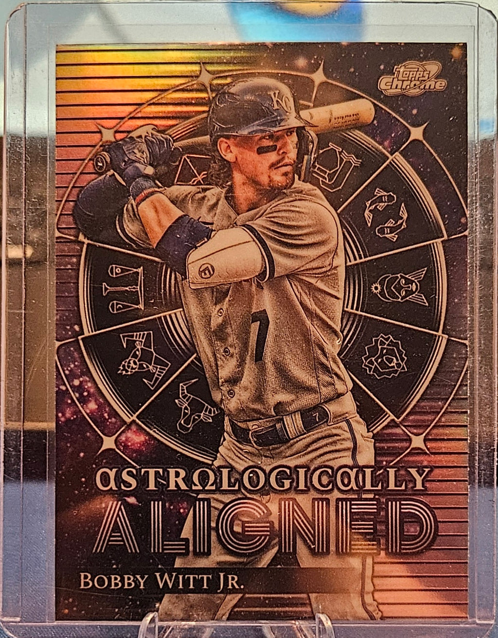2024 Topps Chrome Cosmic - Bobby Witt Jr. #AA-3 - Astrologically Aligned