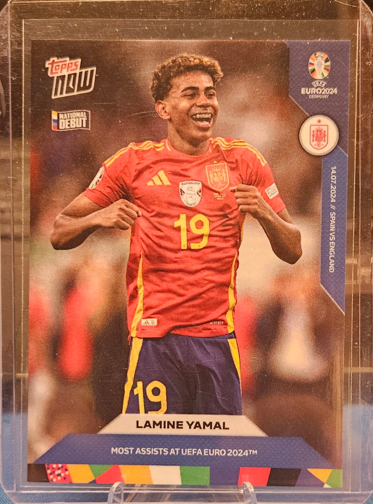 2024 Topps Now Uefa Euro - Lamine Yamal #067 - National Debut
