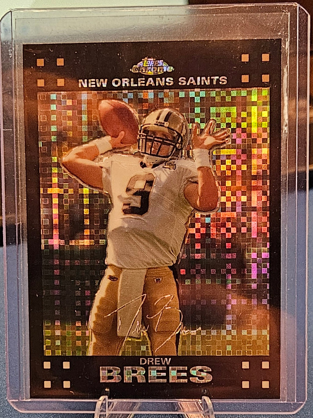 2007 Topps Chrome - Drew Brees #TC116 - X-Fractor