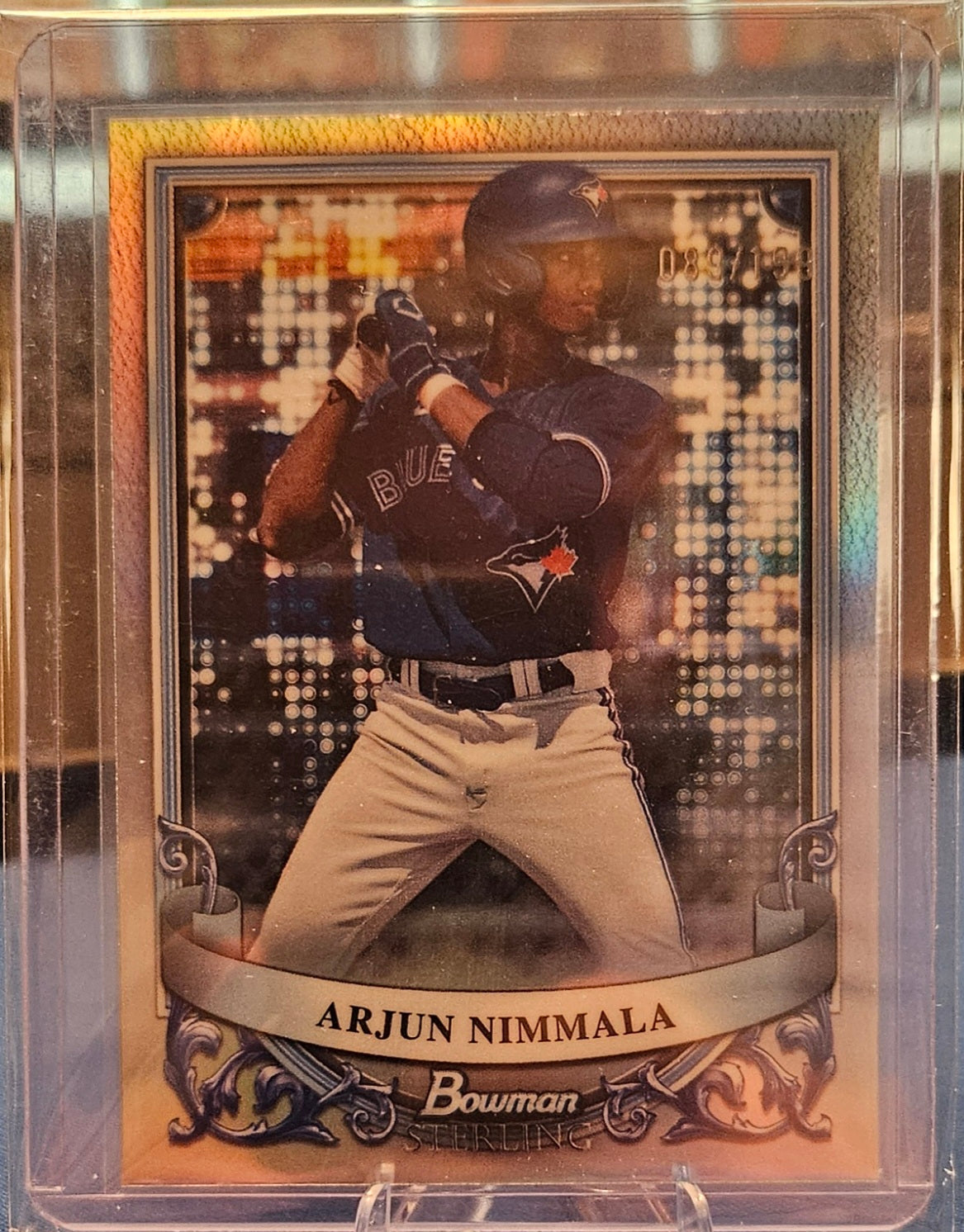 2024 Bowman Sterling - Arjun Nimmala #BSP-8 - Refractor 89/199