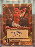 2026 Panini Donruss - Tyson Lewis #SS-TL - Signature Series