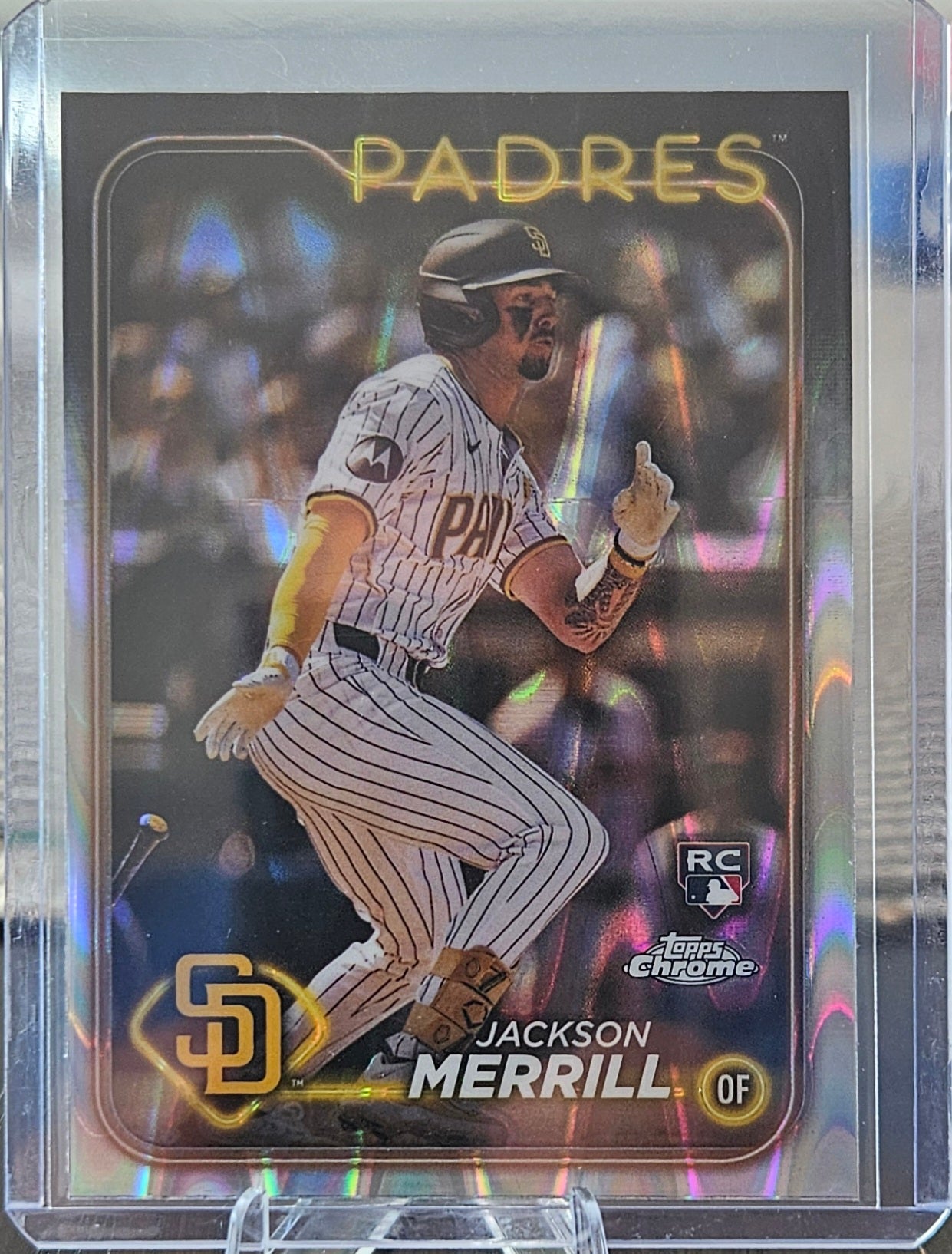 2024 Topps Chrome - Jackson Merrill #207 - Raywave Refractor (RC)