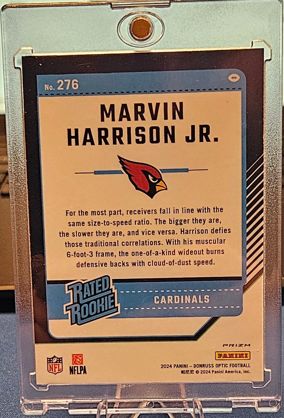 2024 Panini Donruss Optic - Marvin Harrison Jr. #276 - Holo Prizm (RC)
