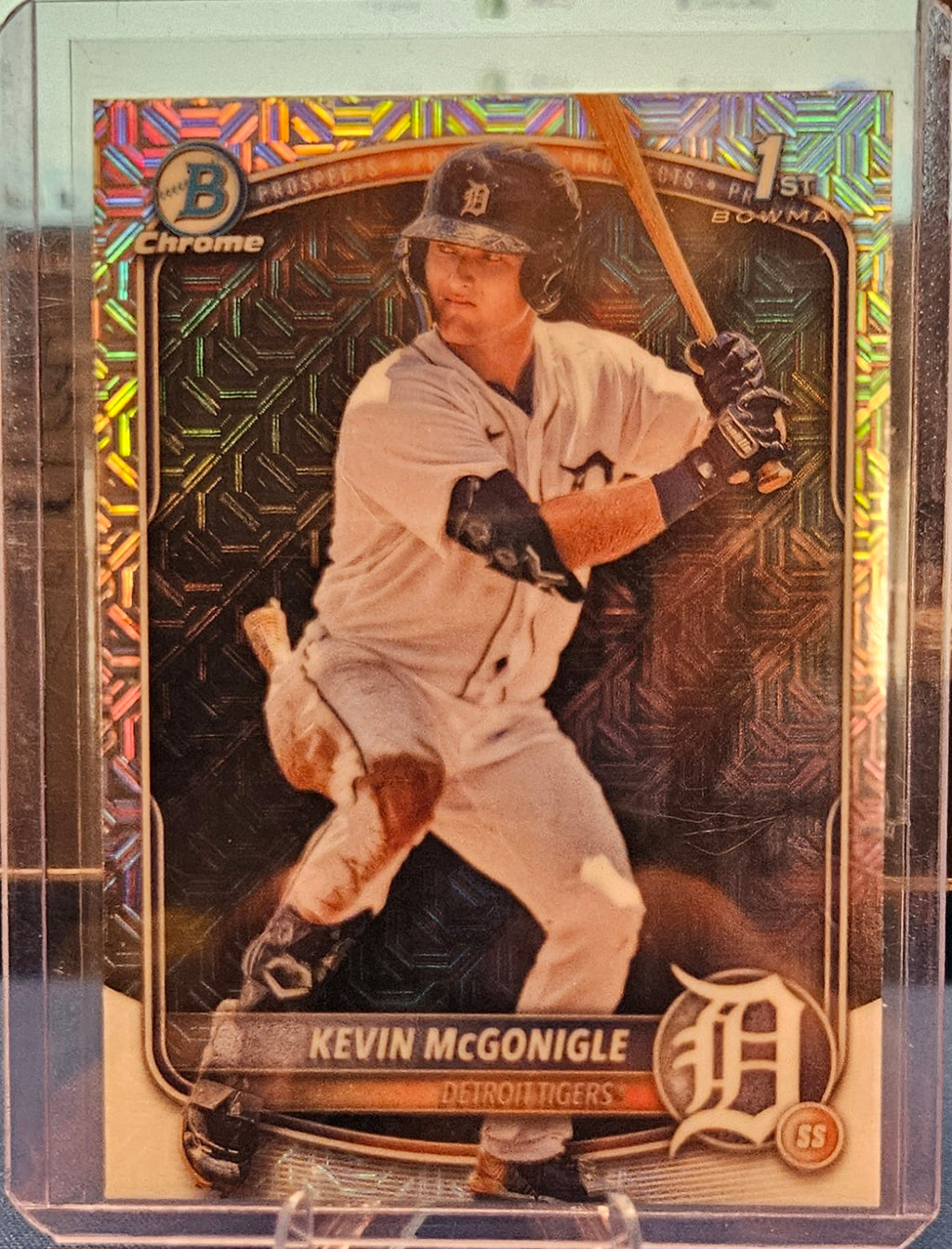 2025 Bowman Chrome - Kevin McGonigle #BCP-79 - Mojo Refractor (1st)