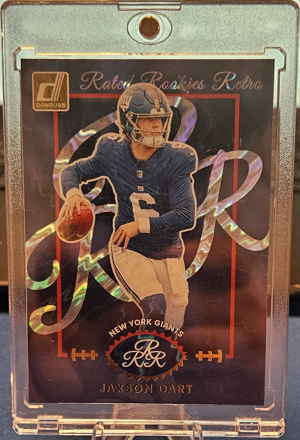 2025 Panini Donruss - Jaxson Dart #1 - Rated Retro Rookies (RC)