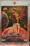 2024 Topps Chrome Cosmic - Tony Gwynn #GG-9 - Galactic Greatness - Green Space Dust Refractor 34/75