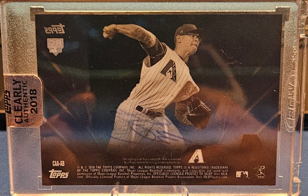 2018 Topps Clearly Authentic - Anthony Banda #CAA-AB - Blue Auto #15/25
