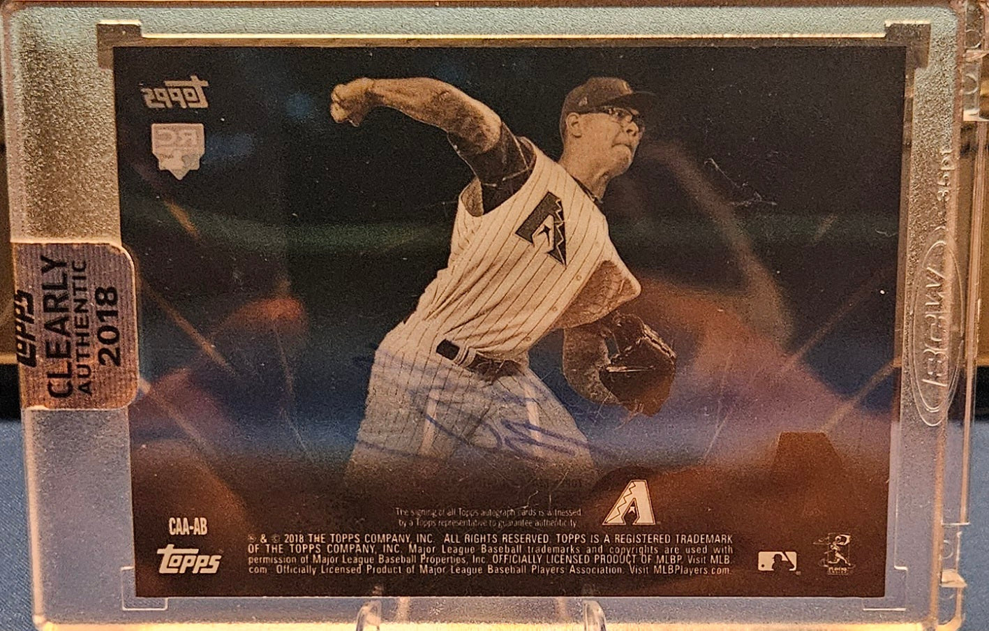 2018 Topps Clearly Authentic - Anthony Banda #CAA-AB - Blue Auto #15/25