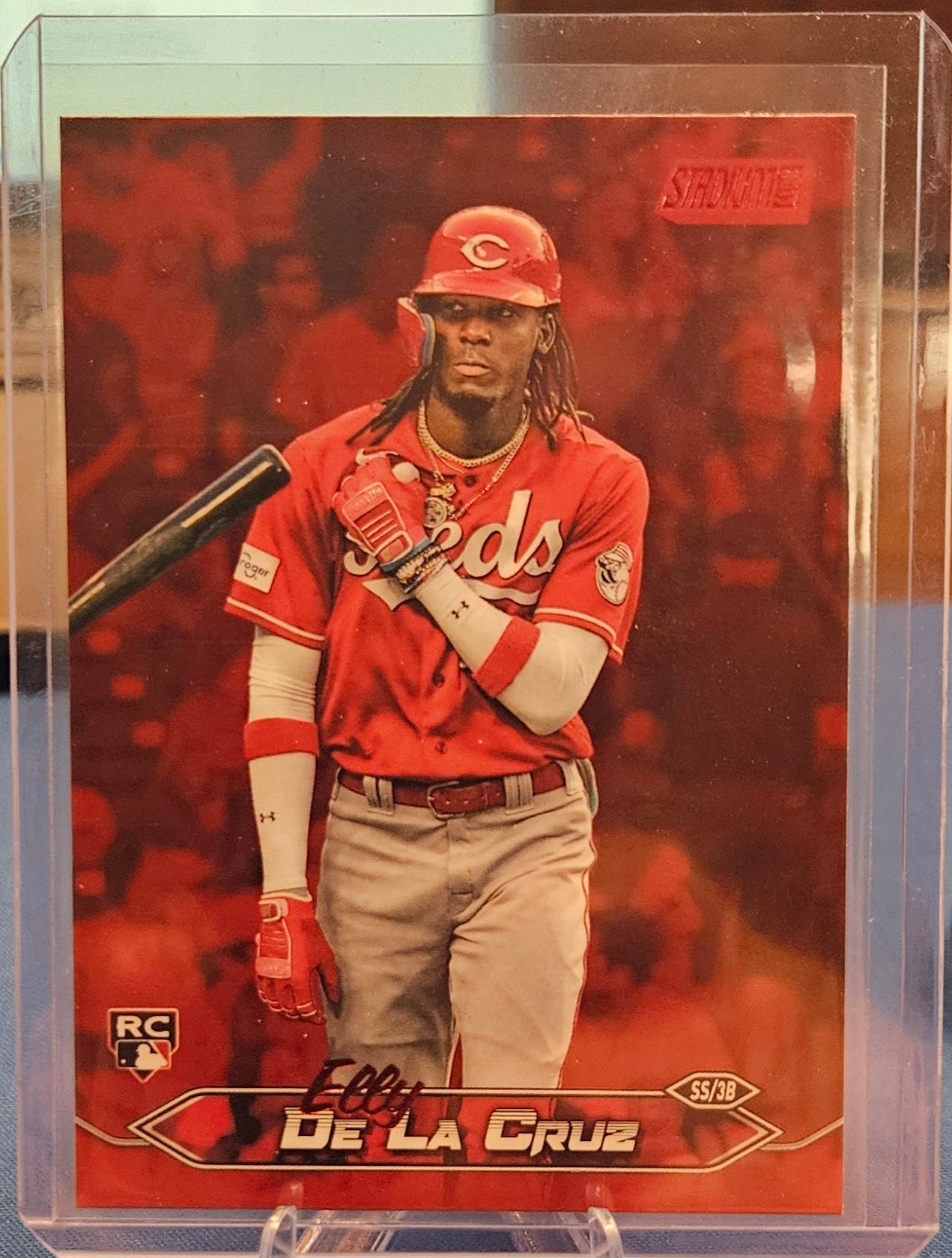 2024 Topps Stadium Club - Elly De La Cruz #48 - Red Foil (RC)