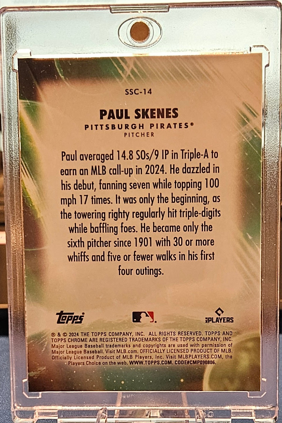2024 Topps Chrome Update - Stratospheric Stars #SSC-14 - Paul Skenes (RC)