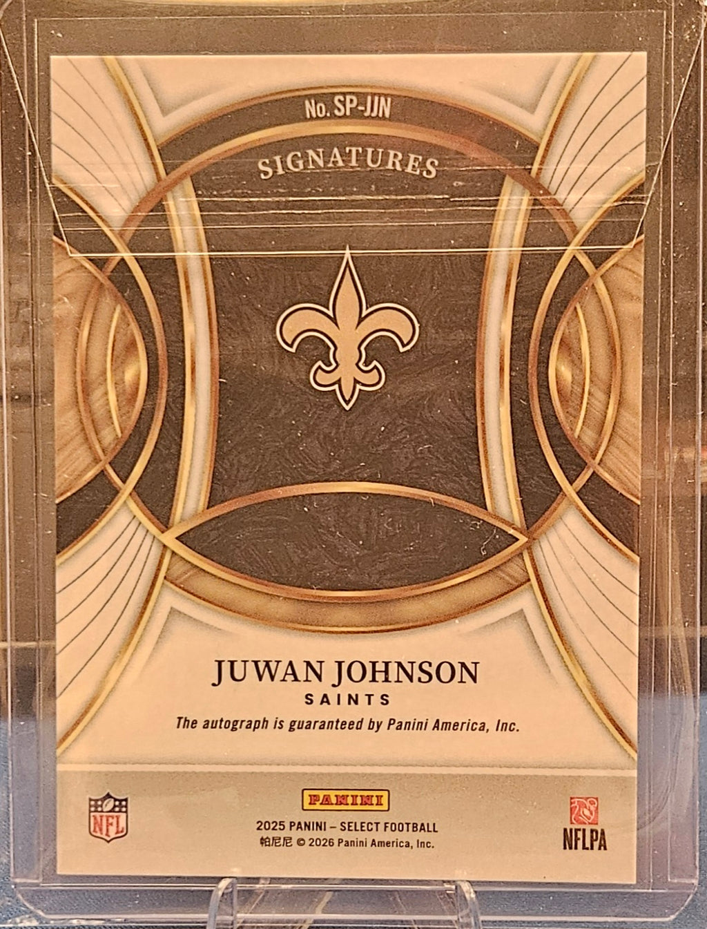 2025 Panini Select - Juwan Johnson #SP-JJN - Signatures Prizm Autograph