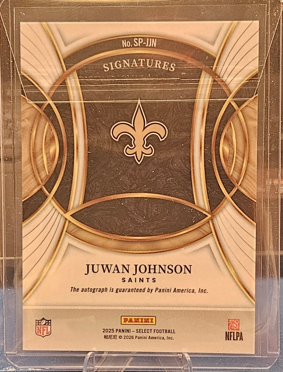 2025 Panini Select - Juwan Johnson #SP-JJN - Signatures Prizm Autograph