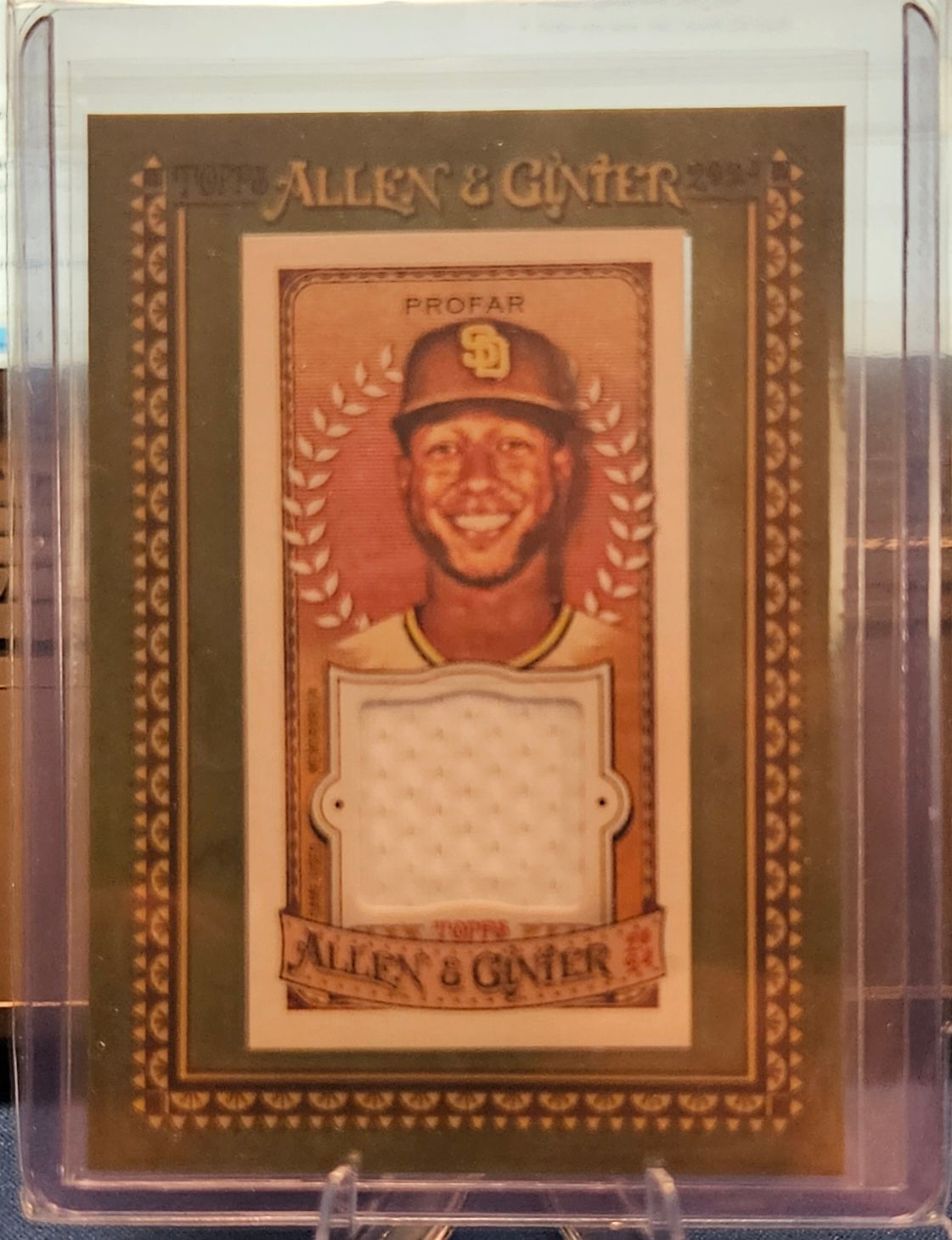 2024 Topps Allen & Ginter - Jurickson Profar #MFR-JPR - Mini Framed Relics