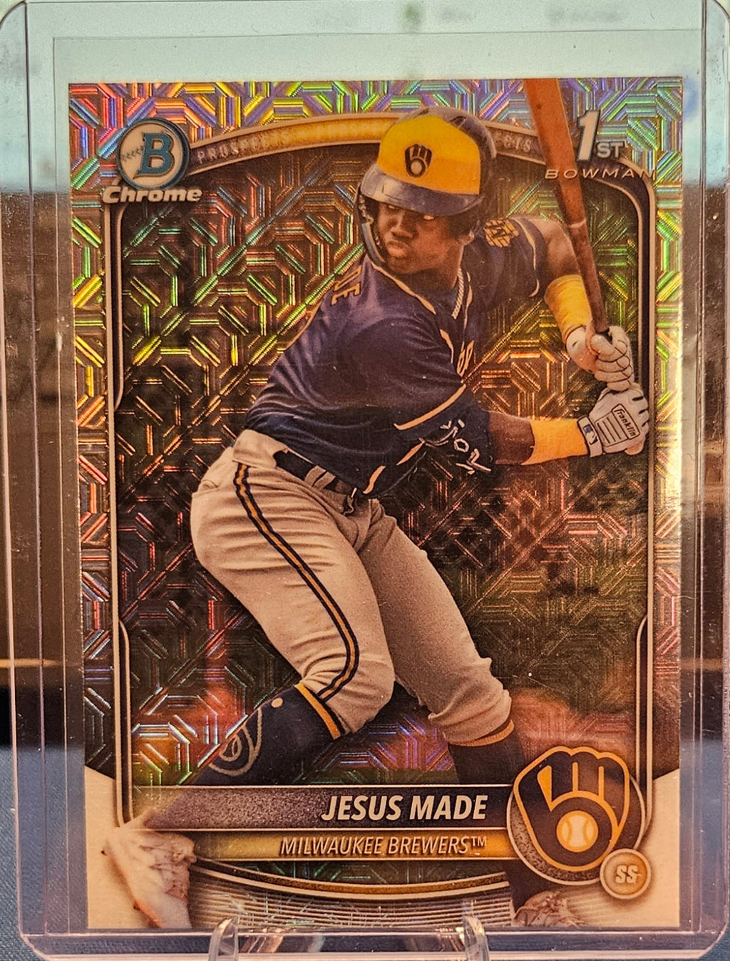 2025 Bowman Chrome - Jesus Made #BCP-50 - Mojo Refractor (1st)