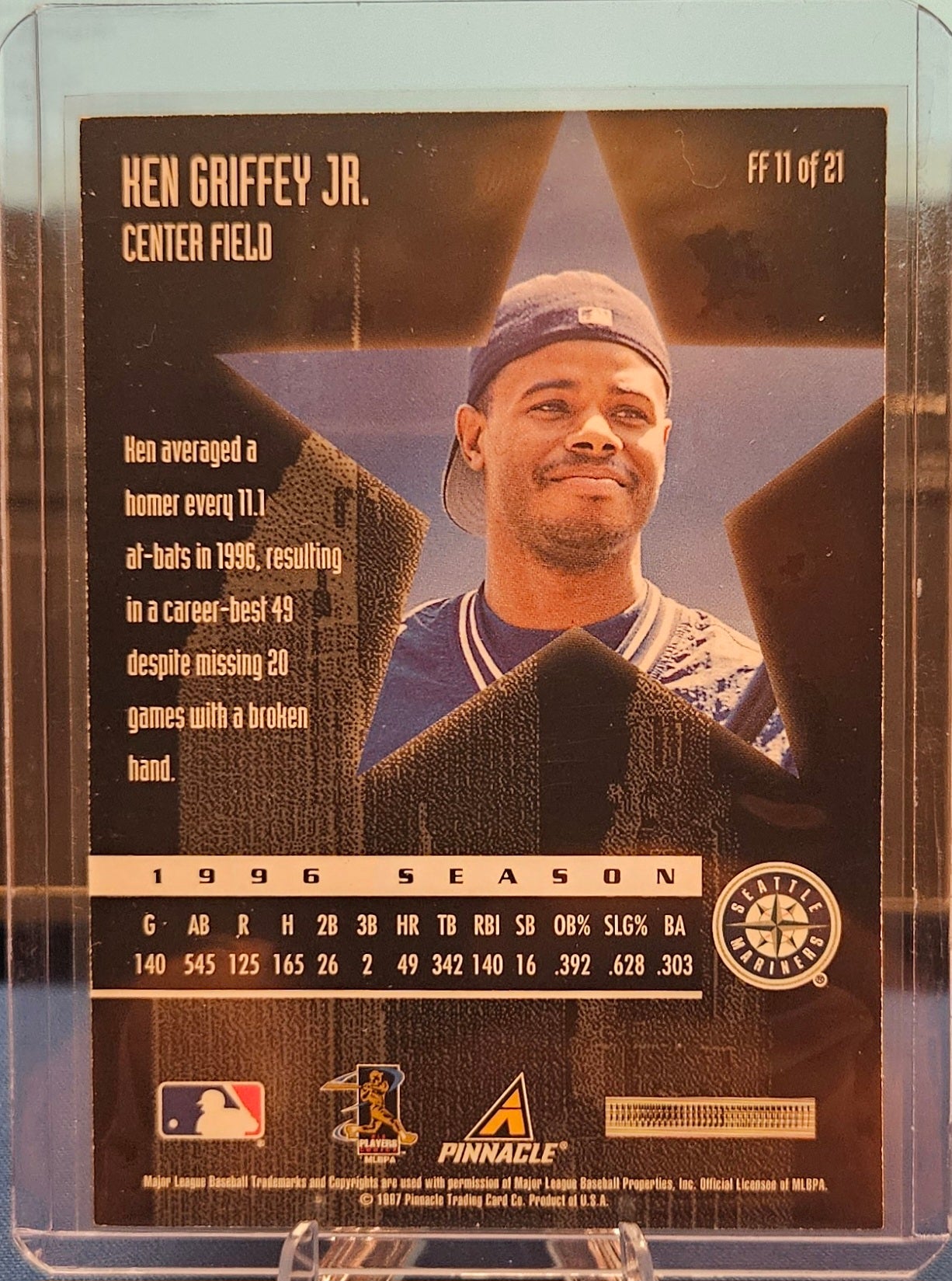 1997 Pinnacle - Ken Griffey Jr. #FF-11 - All Star Fan Fest