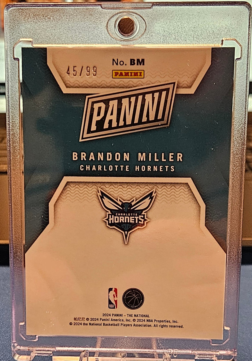2024 Panini The National - Brandon Miller #BM - Splash 45/99
