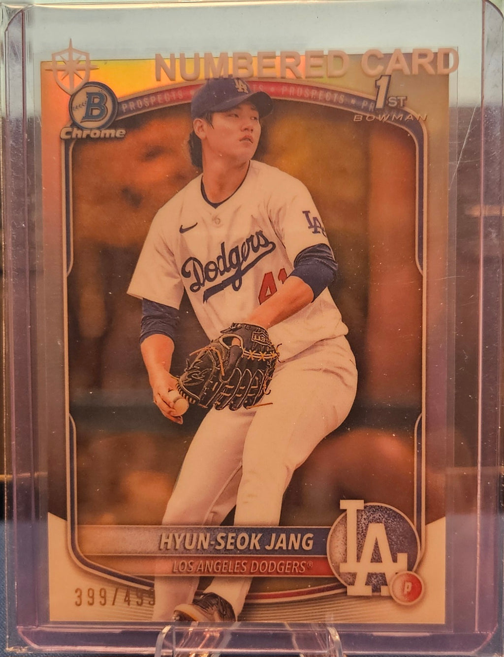 2025 Bowman Chrome - Hyun-Seok Jang #BCP-51 - 1st Bowman Refractor 399/499