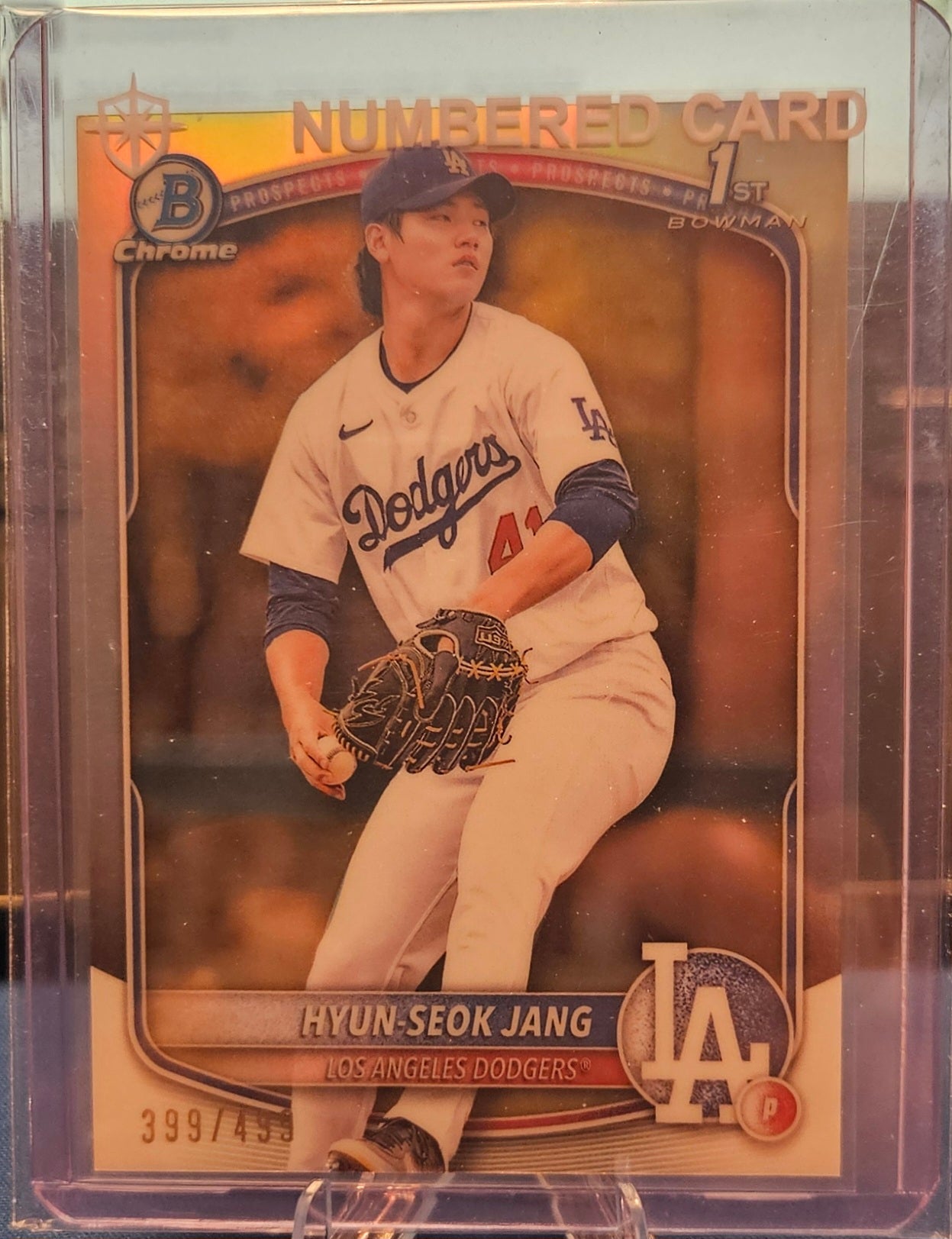 2025 Bowman Chrome - Hyun-Seok Jang #BCP-51 - 1st Bowman Refractor 399/499