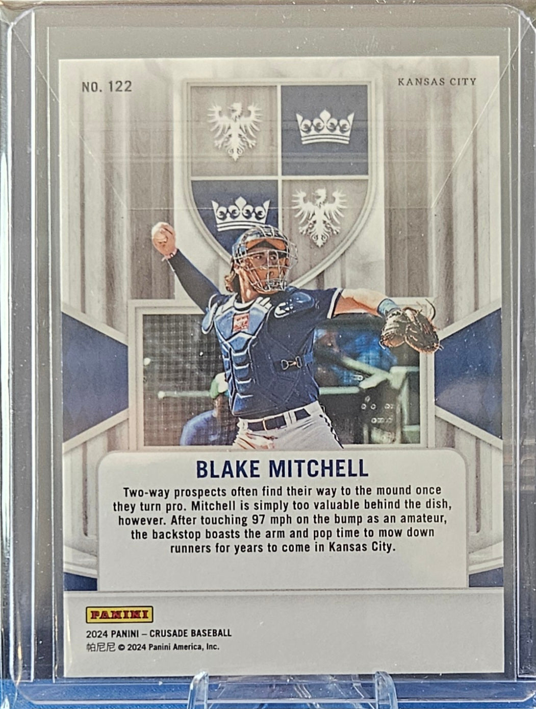 2024 Panini Crusade - Blake Mitchell #122 - Blue 140/199