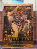 2024 Topps Chrome Cosmic - Junior Caminero #ET-1 - Extraterrestrial Talent (RC)