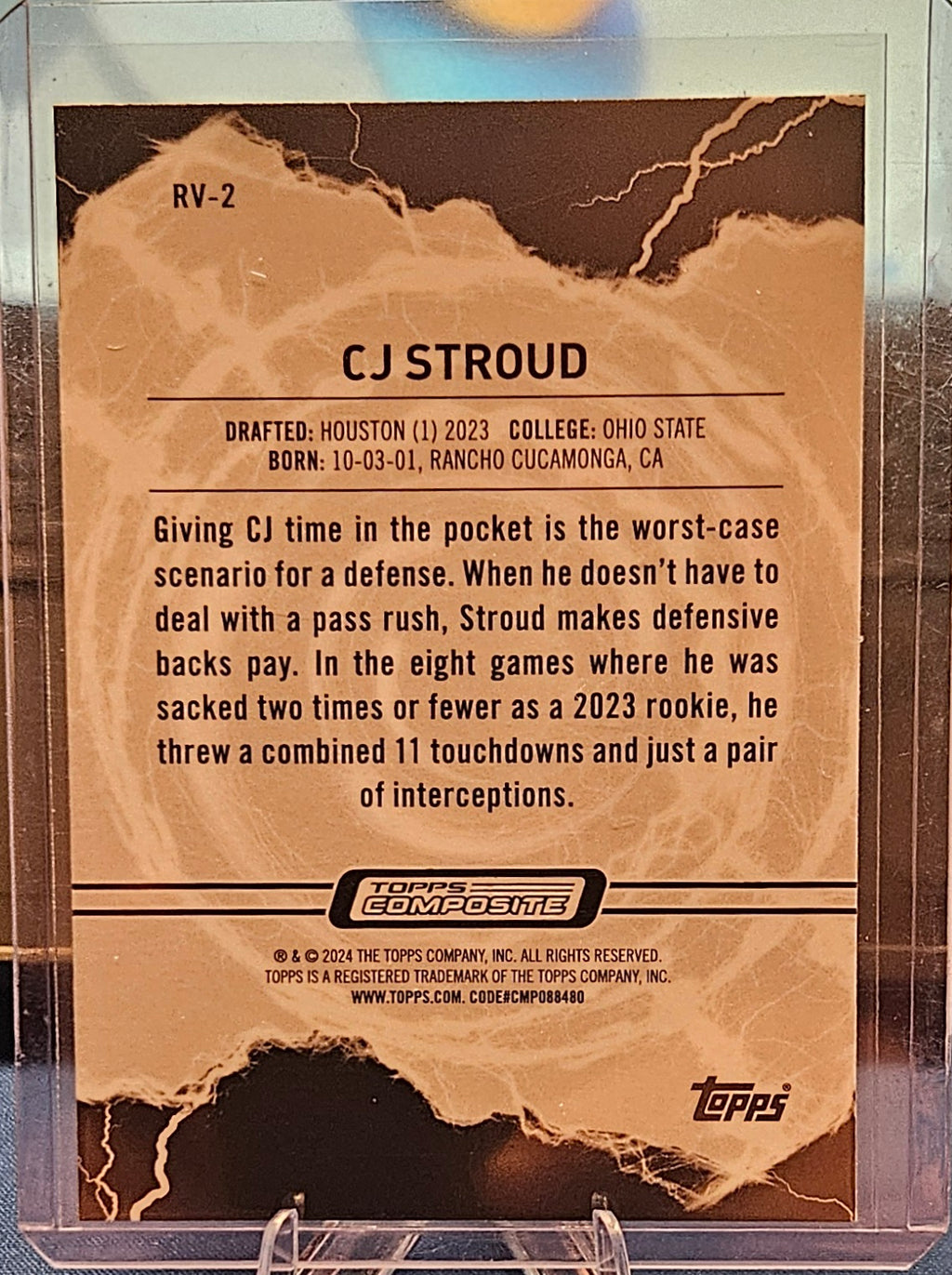 2023 Topps Composite- C.J. Stroud #RV-2 - Lazor Refractor (RC)