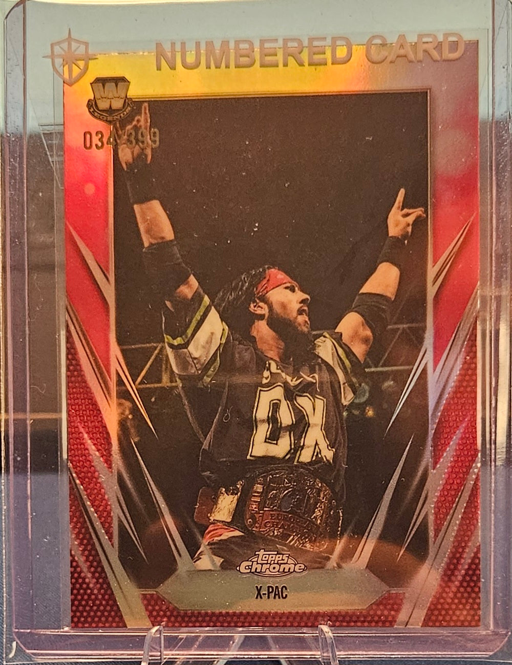2026 Topps Chrome - X-Pac #42 - Pink Refractor 34/399