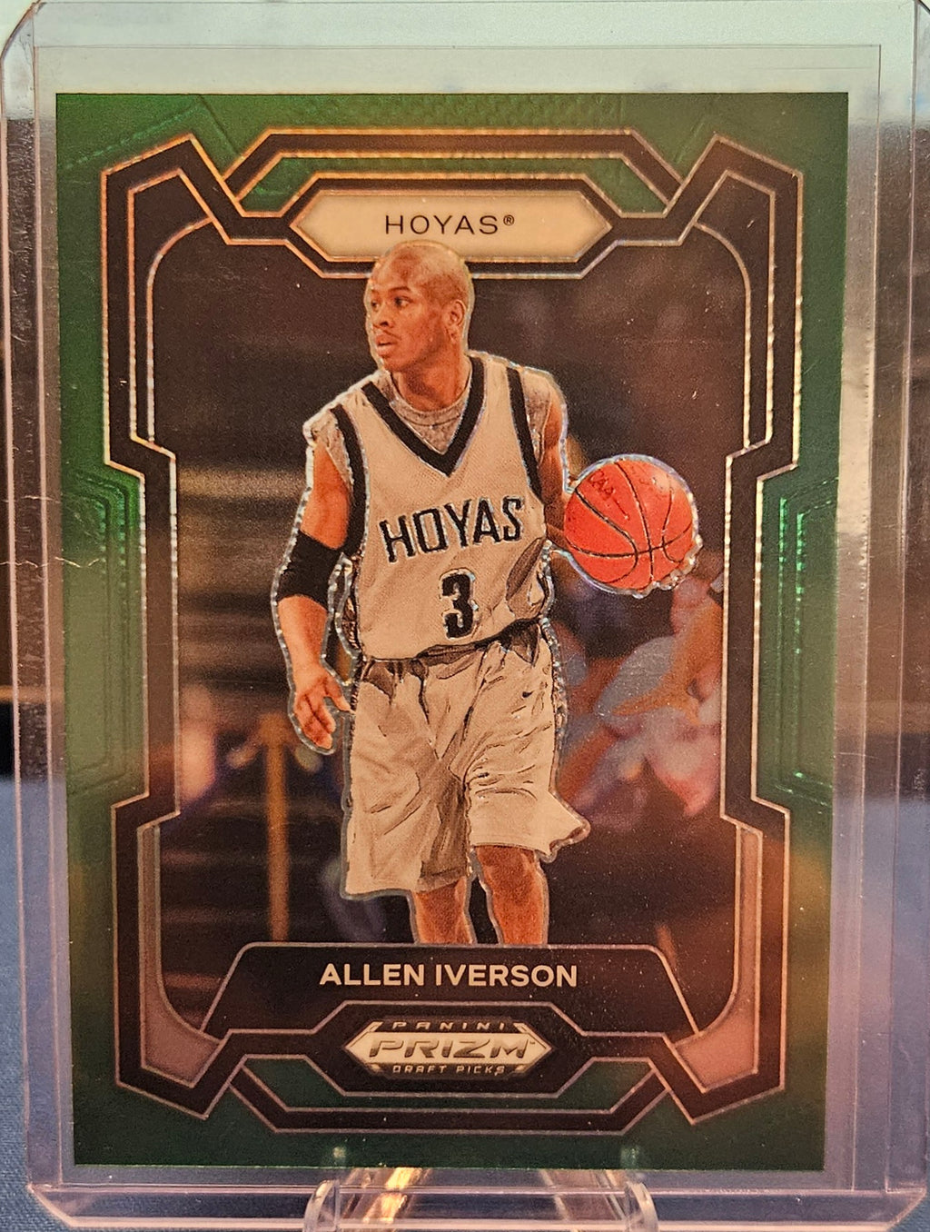 2024-25 Panini Prizm Draft Picks - Allen Iverson #33 - Green Prizm