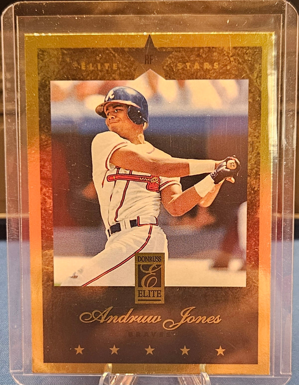 1997 Donruss Elite - Andrew Jones #10 - Gold