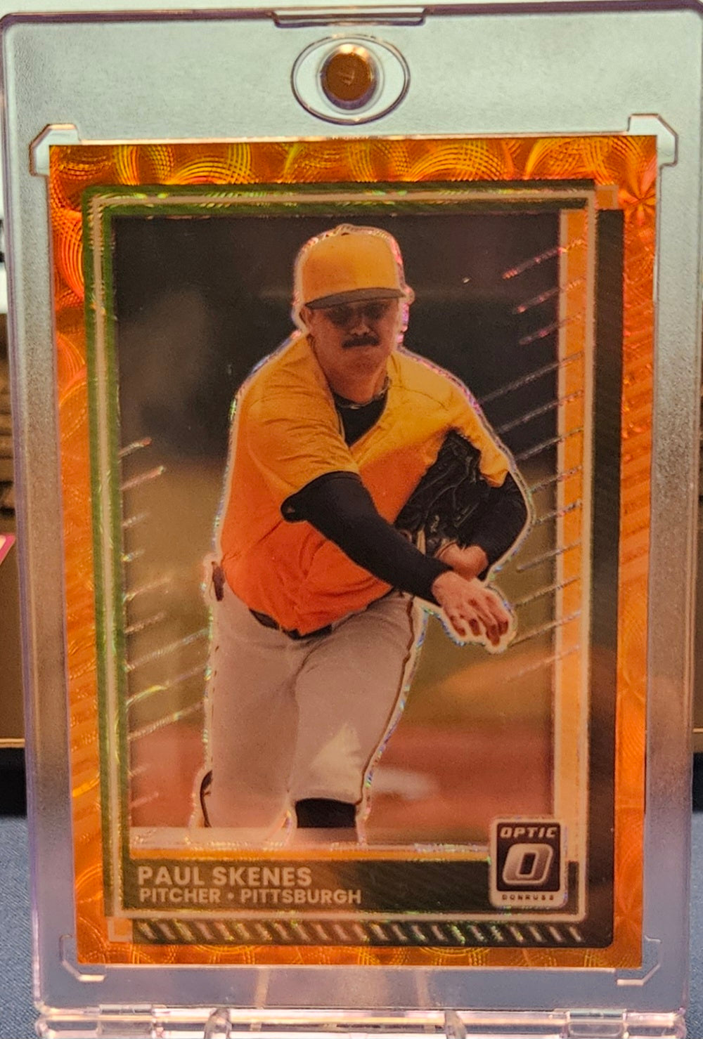 2025 Panini Donruss - Paul Skenes #29 - Orange Scope Prizm 32/79