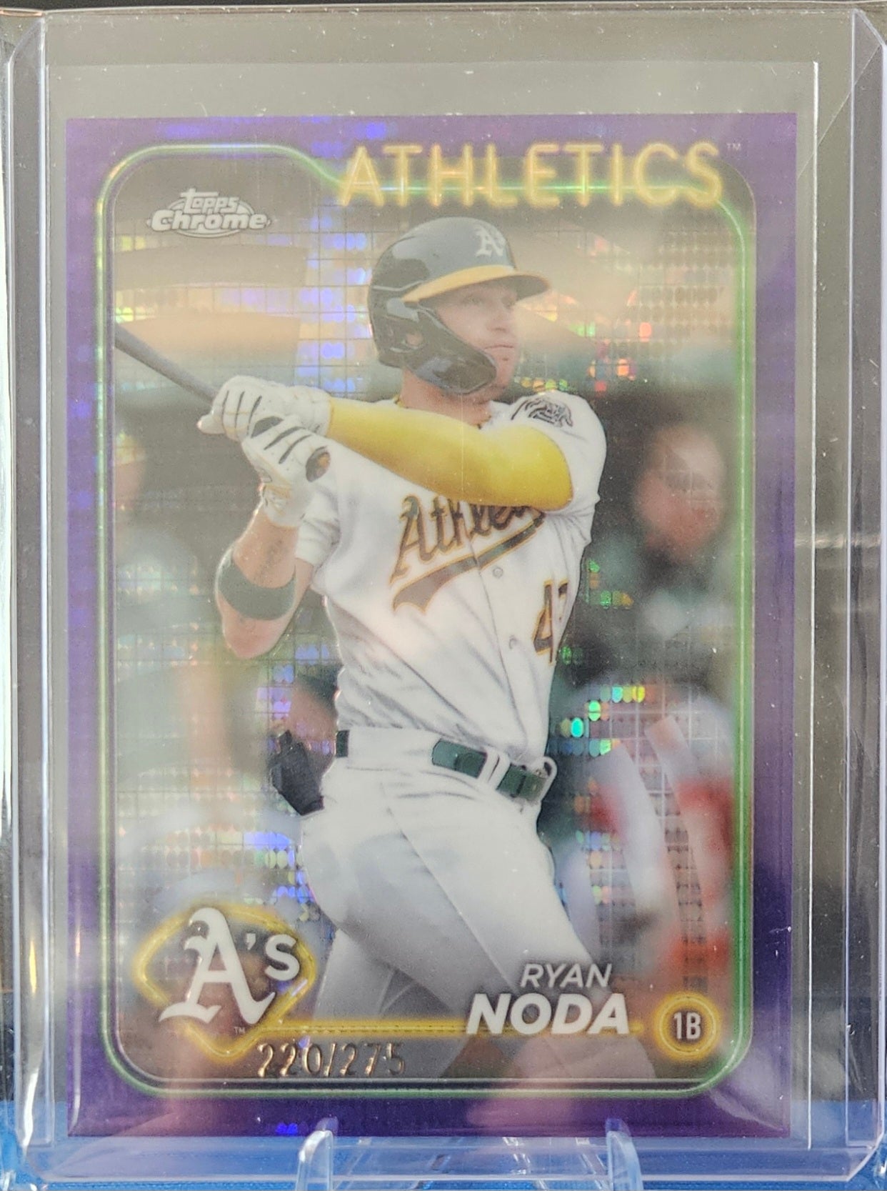 2024 Topps Chrome - Ryan Noda #284 - Purple Sonar Refractor 220/275