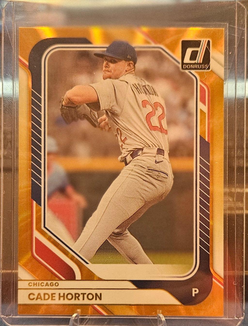 2026 Panini Donruss - Cade Horton #25 - Orange Laser 174/299