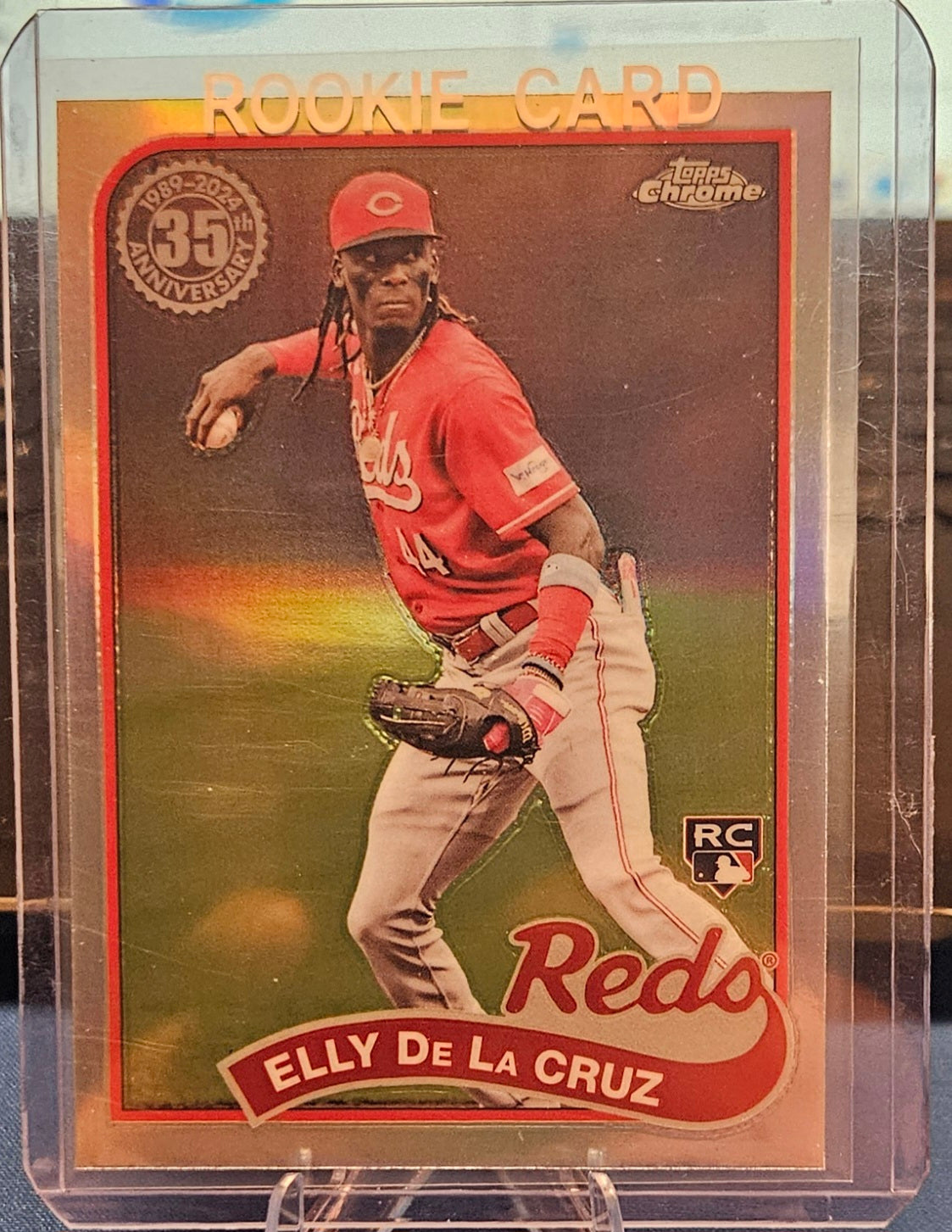2024 Topps Chrome - Elly De La Cruz #89CB-11 - 1989 Topps (RC)