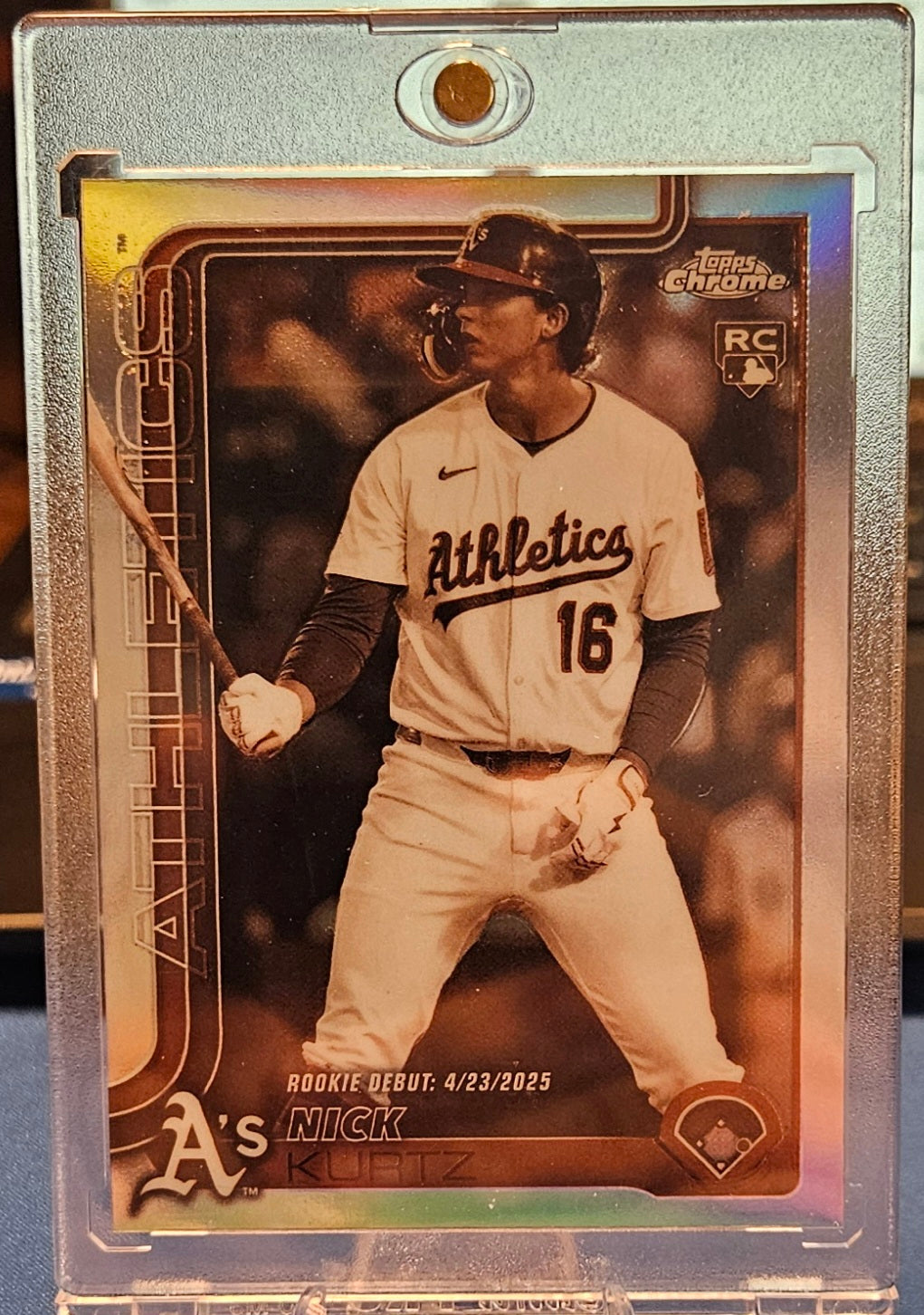 2025 Topps Update - Nick Kurtz #USC180 - Rookie Debut Sepia Refractor (RC)