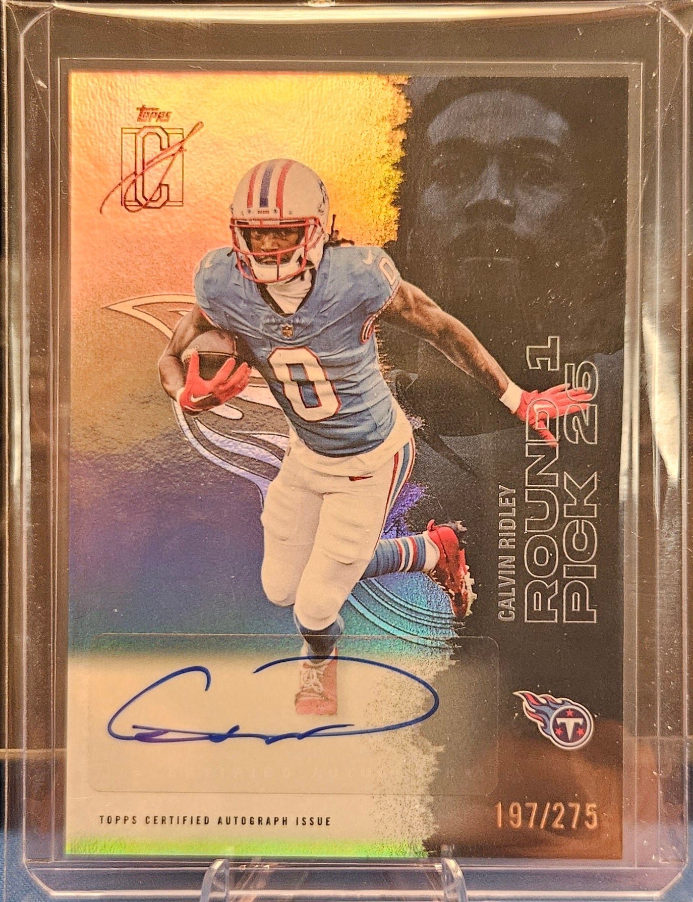 2025 Topps Signature Class - Calvin Ridley #99 - Auto 197/275