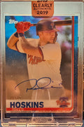 2019 Topps Clearly Authentic - Rhys Hoskins #CAA-RH - Blue 25/25 - Autograph