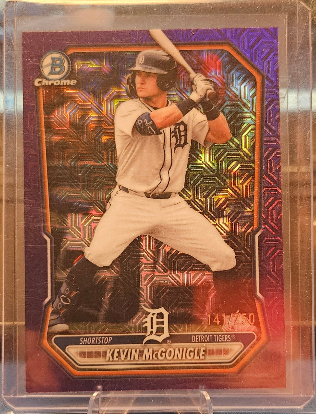 2026 Bowman Chrome - Kevin McGonigle #BCP-145 - Purple Mojo Refractor 141/250