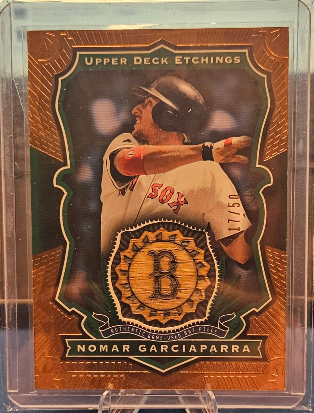 2004 Upper Deck Etchings - Nomar Garciaparra #BE-NG - Green 17/50