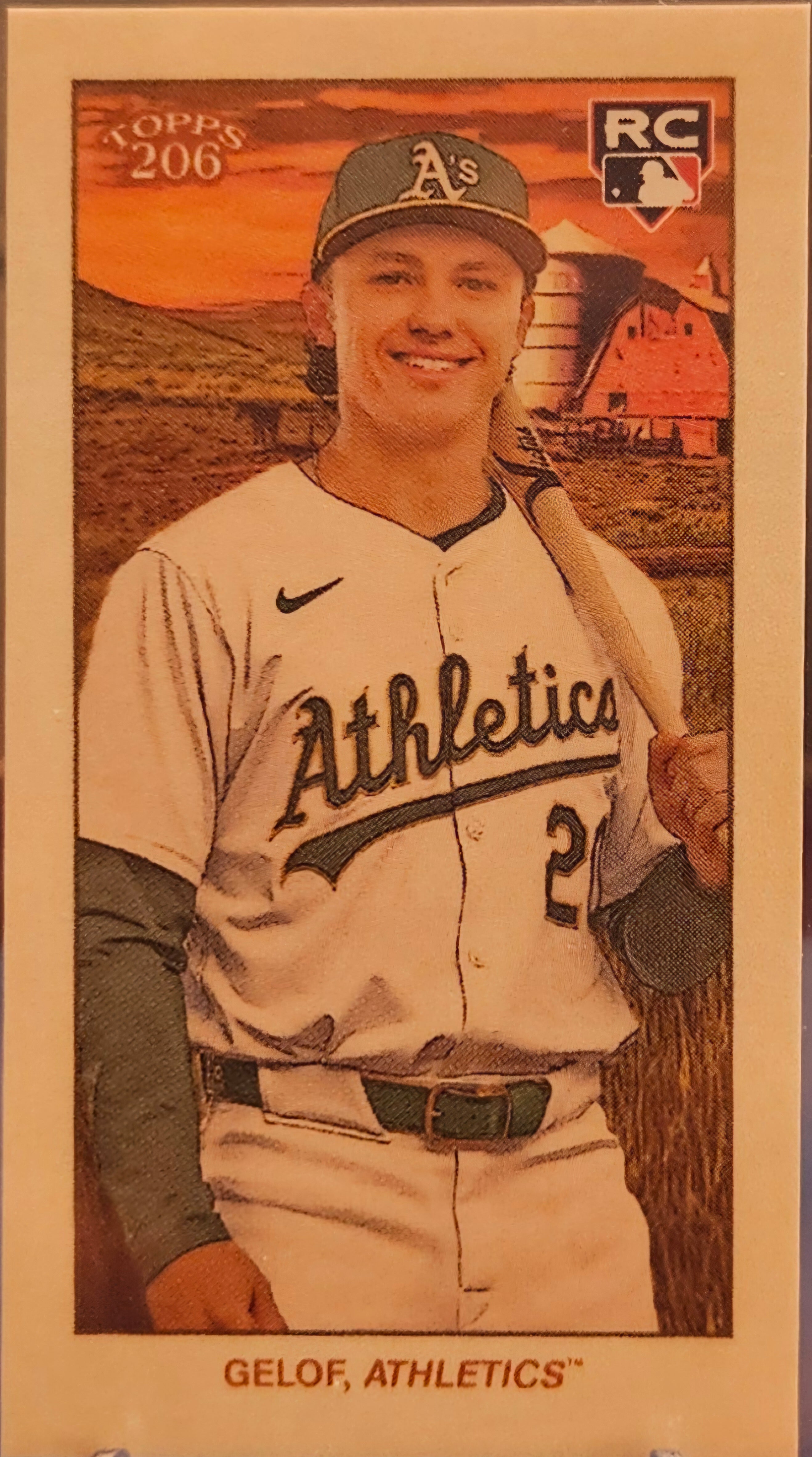 2024 Topps 206 - Zack Gelof - New Beginnings (RC)
