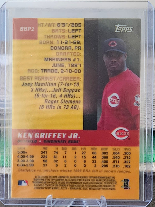 2000 Bowman - Ken Griffey Jr. #BBP2 - Bowman's Best Preview