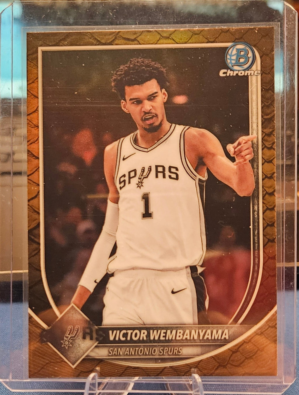 2025-26 Bowman Chrome - Victor Wembanyama #BCV-143 - Reptilian Refractor