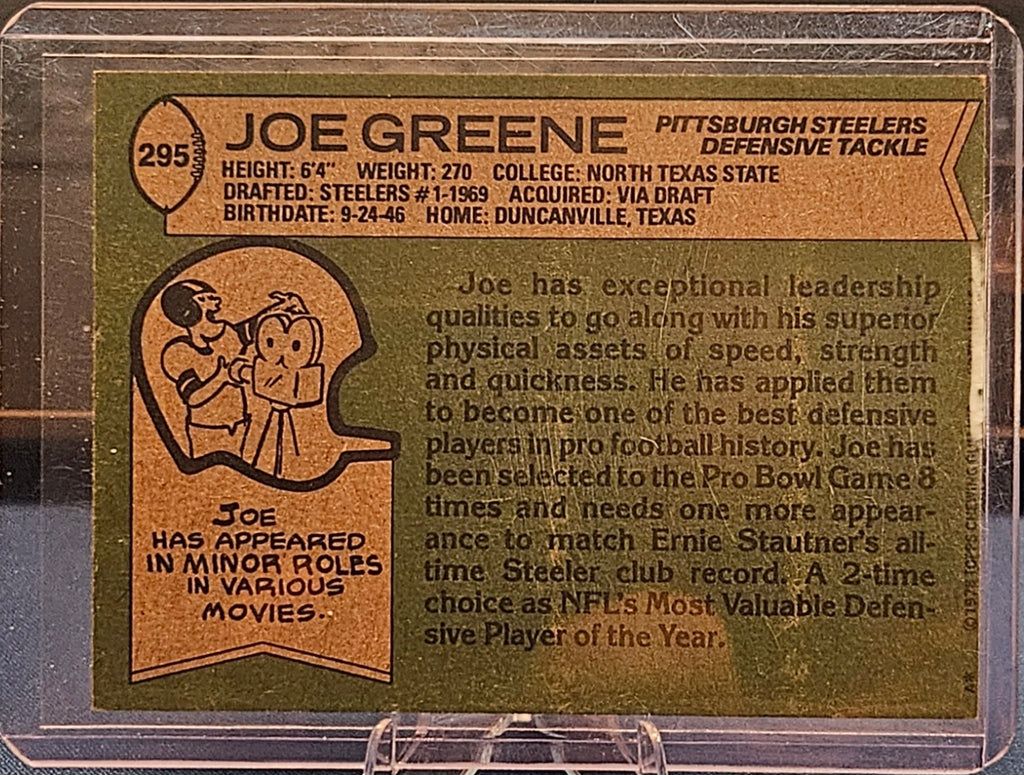 1978 Topps - Joe Greene #295