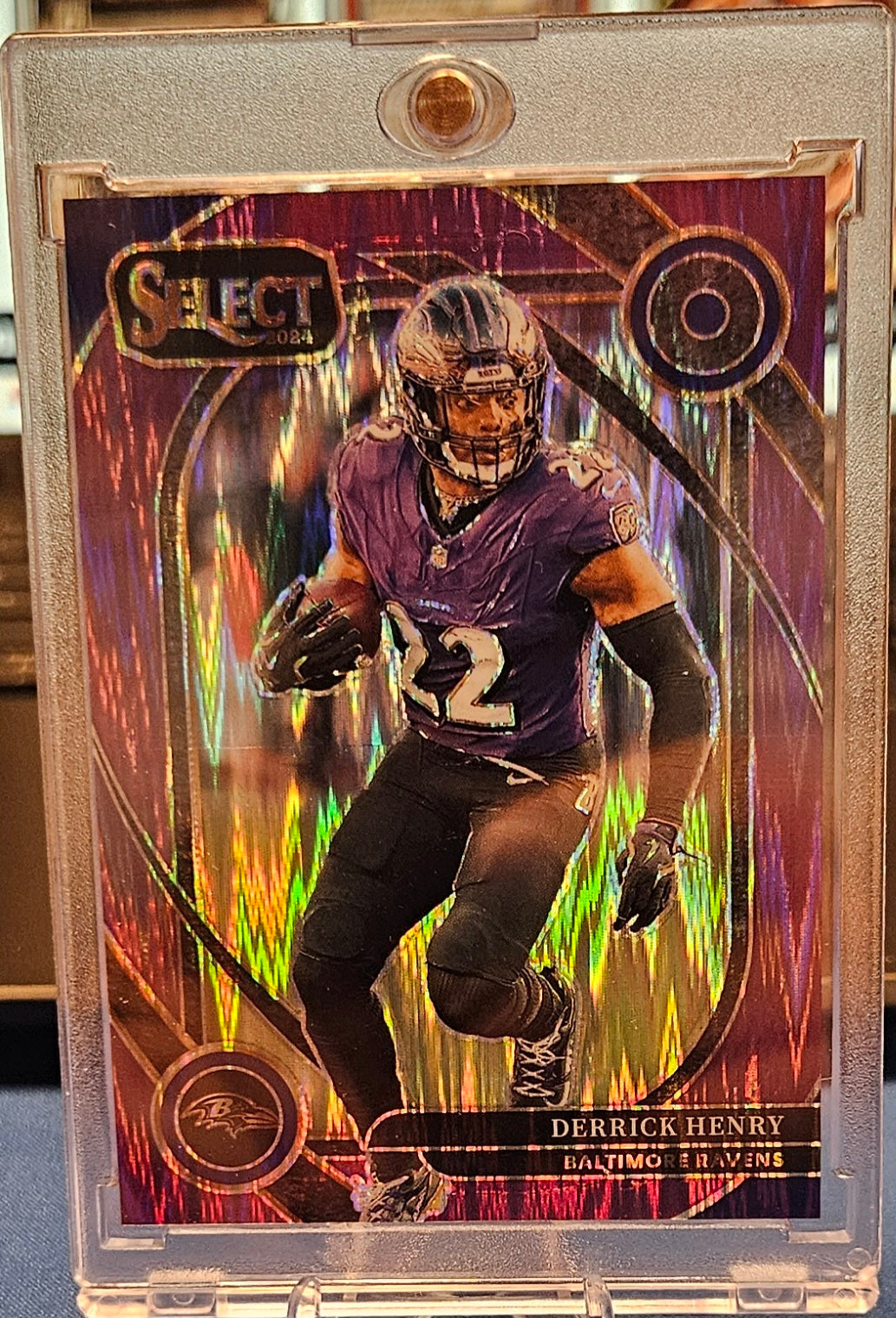 2024 Panini Select - Derrick Henry #249 - Purple Shock Prizm 287/360