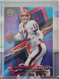 2023 Topps Composite - Jim Kelly #92 - Resurgance Sky Blue & Pink Refractor