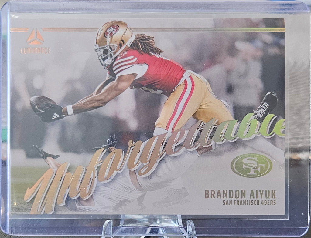 2024 Panini Luminance - Brandon Aiyuk #UNF-BAK - Unforgettable