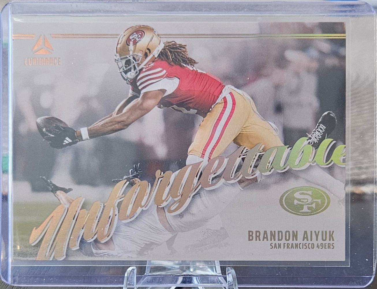 2024 Panini Luminance - Brandon Aiyuk #UNF-BAK - Unforgettable