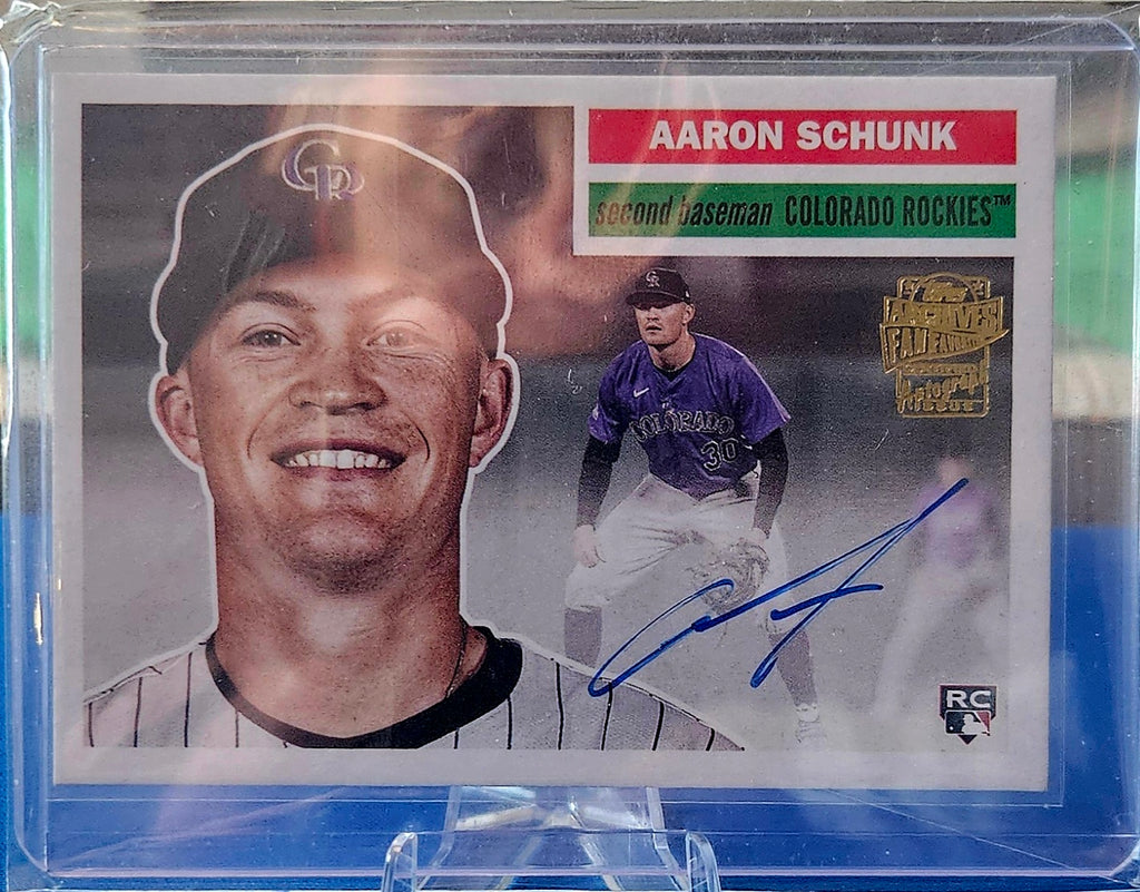 2025 Topps Archives - Aaron Schunk #56FFA-ASC - Fan Favorite Auto (RC)