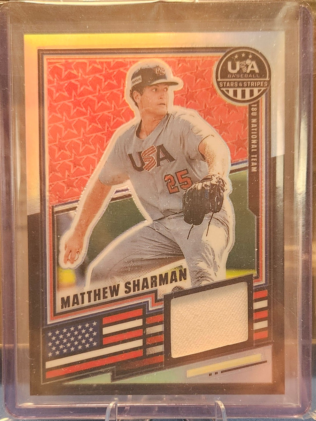 2026 Panini Stars & Stripes USA - Matthew Sharman #USA-MS - Relic