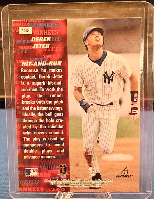 1998 Pinnacle Inside - Derek Jeter #133 - Hit-And-Run Club Edition